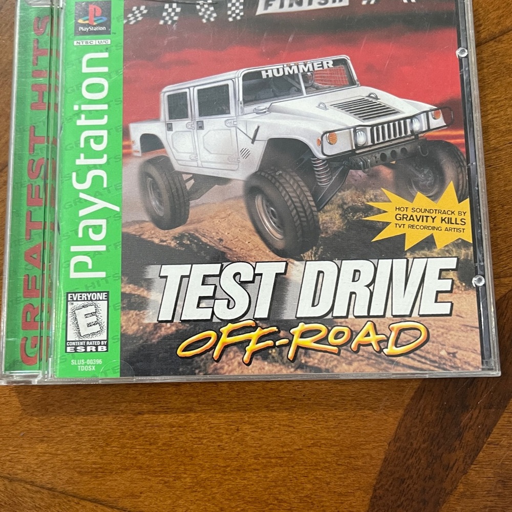Test Drive off Road (PS1, 1997) Greatest Hits- PS1 Video Game